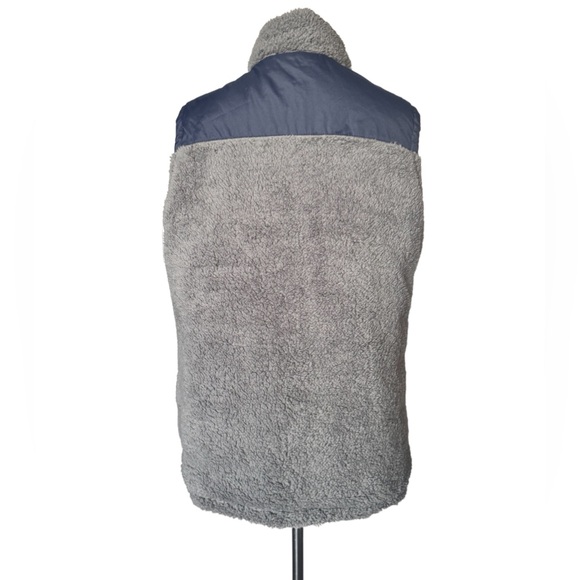 New England Patriots Navy/Gray Reversible Full-Zip Vest Size L - Picture 9 of 16